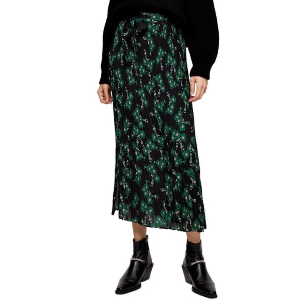 Top shop high slit skirt